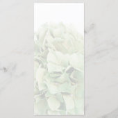 Groene hydrangea trouwmenu hydrangea2 menu (Achterkant)