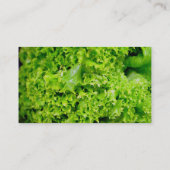 Groene Hydroponentaire sla Visitekaartje (Achterkant)