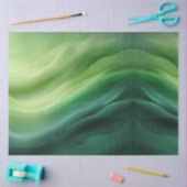 Groene hymne in beweging tissuepapier (Craft)