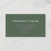 Groene ID321-sleuven Visitekaartje (Achterkant)