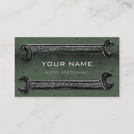 Groene ID321-sleuven Visitekaartje (Voorkant)