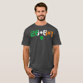 Groene Ierse eenheid 26 6 1 St. Paddys Day Ierland T-shirt (Voorkant volledig)