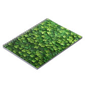 GROENE IERSE KELTISCHE KLAVER SHAMROCKS NOTITIEBOEK (Linkerzijde)