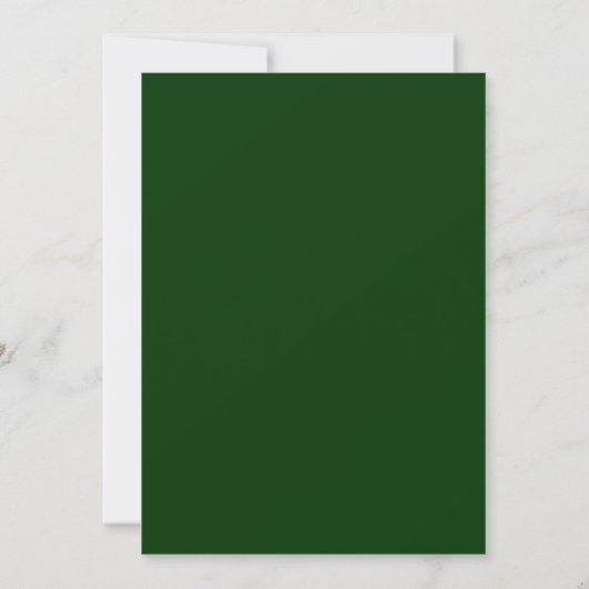 Groene Ierse Shamrock uitnodiging template (Achterkant)