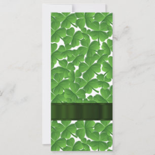 Groene Ierse shamrocken gepersonaliseerd