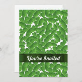 Groene Ierse shamrocken gepersonaliseerd Kaart (Voorkant / Achterkant)