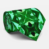 Groene Ierse St. Patricks Dag Parade voor Sean Stropdas (Opgerold)