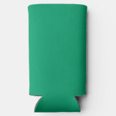 Groene Ierse Vierbladige Klaver St. Patrick's Dag Seltzer Blikjeskoeler (Achterkant)