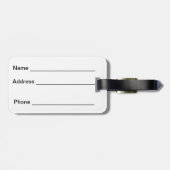 GROENE IERSE WERKBOOTS MET SAMROCKSTROMEN BAGAGELABEL (Achterkant horizontaal)