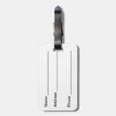 GROENE IERSE WERKBOOTS MET SAMROCKSTROMEN BAGAGELABEL (Achterkant verticaal)