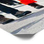 Groene Ierse Wolfshond Hond St. Patrick's Day Para Poster (Hoek)