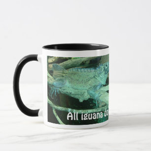 Groene Iguana 2 Mok