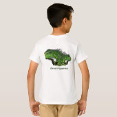 Groene Iguana Collectie T-shirt (Achterkant volledig)