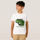 Groene Iguana Collectie T-shirt (Voorkant volledig)