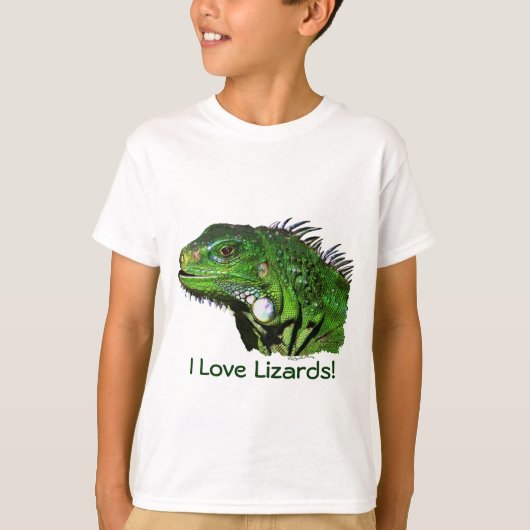 Groene Iguana Collectie T-shirt (Voorkant)