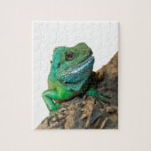 Groene iguana legpuzzel (Verticaal)