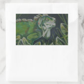 Groene Iguana Lizard Reptiel Sticker (Tas)