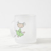 Groene ijsdanseres mok (Voorkant links)