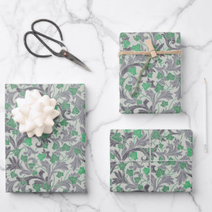 groene ijsheek op Trellis Inpakpapier Vel