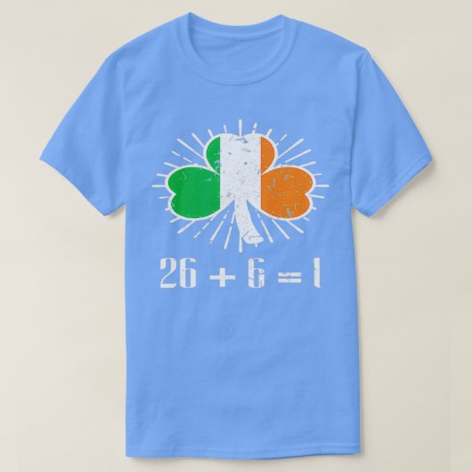 Groene IJsse eenheid 26 6 = 1 e patrickdag T-shirt (Design voorkant)