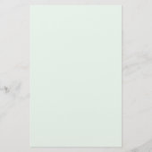  groene ijzige sierkopbal en Jouw naam Briefpapier (Achterkant)