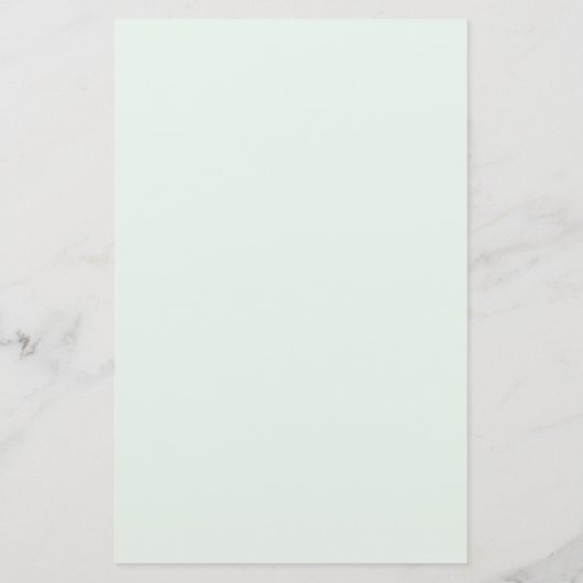 groene ijzige sierkopbal en Jouw naam Briefpapier (Achterkant)