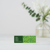 Groene Impressionisme Mini Visitekaartje (Staand voorkant)