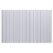 Groene, Indigose, Violet & Light Cyan Stripes Stof (Fat Quarter)