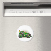 Groene Indy Race Auto Magneten (Insitu (Vaatwasser))
