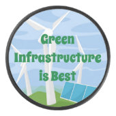 Groene infrastructuur is het beste hockey puck (Voorkant)