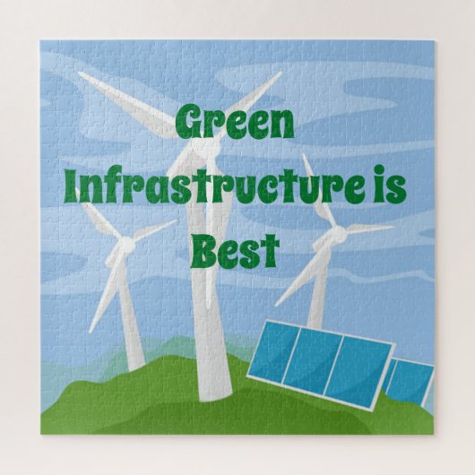 Groene infrastructuur is het beste legpuzzel (Verticaal)