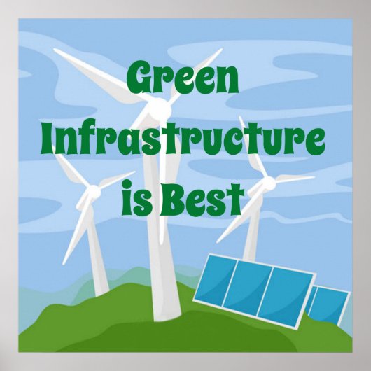 Groene infrastructuur is het beste poster (Voorkant)