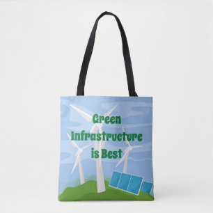 Groene infrastructuur is het beste tote bag
