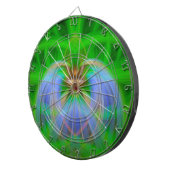 Groene ingewikkeldheid dartbord (Voorkant Rechts)