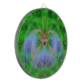 Groene ingewikkeldheid dartbord (Voorkant Links)