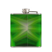 Groene ingewikkeldheid heupfles (Achterkant)