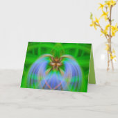 Groene ingewikkeldheid kaart (Gele Bloem)