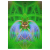 Groene ingewikkeldheid klembord (Achterkant)