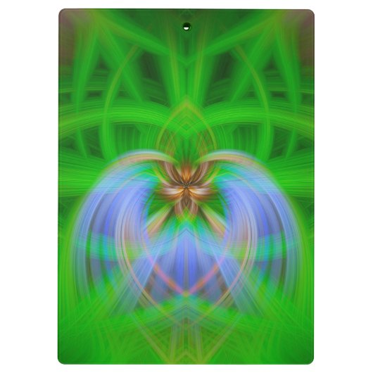 Groene ingewikkeldheid klembord (Achterkant)