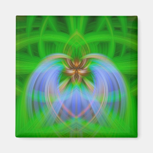 Groene ingewikkeldheid magneet (Voorkant)