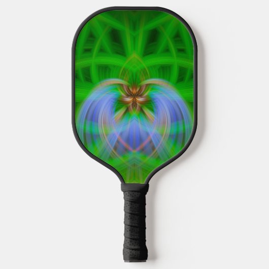 Groene ingewikkeldheid pickleball paddle (Voorkant)