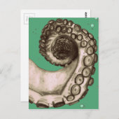 -groene inktbuis briefkaart (Voorkant / Achterkant)