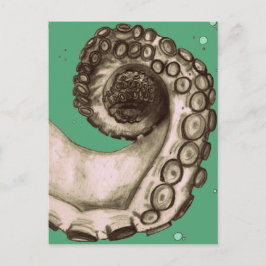 -groene inktbuis briefkaart