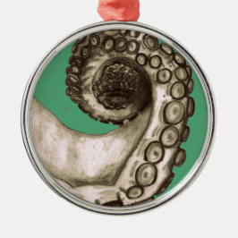 -groene inktbuis metalen ornament