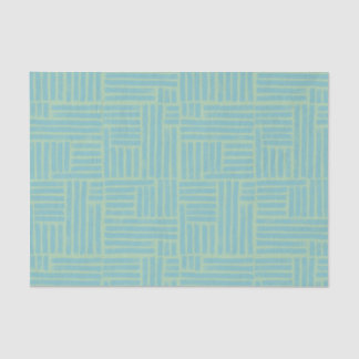 Groene inktrollerstrepen tissuepapier