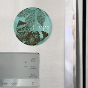 Groene Inspirerende Hoop Vlinder Magneet