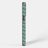 Groene interferentiebolvormen iPhone hoesje (Rechterkant)