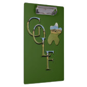 Groene Interlinked Golfnaam, Klembord (Rechts)