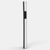 Groene iPhone case facette Gemstone Emerald (Achterkant/rechts)