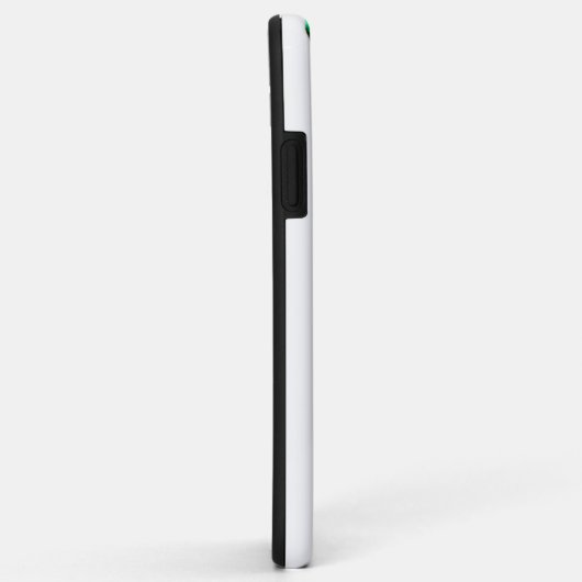 Groene iPhone case facette Gemstone Emerald (Achterkant/rechts)